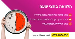 הלוואה בחצי שעה